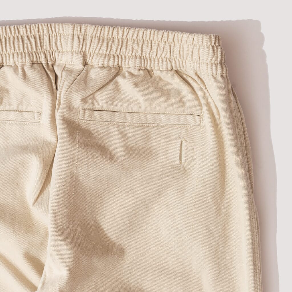 Drawcord Assembly Pant - Stone Brushed Twill