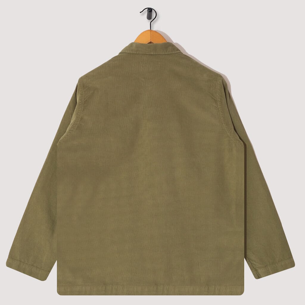 Bakers Overshirt - Olive Fine Cord