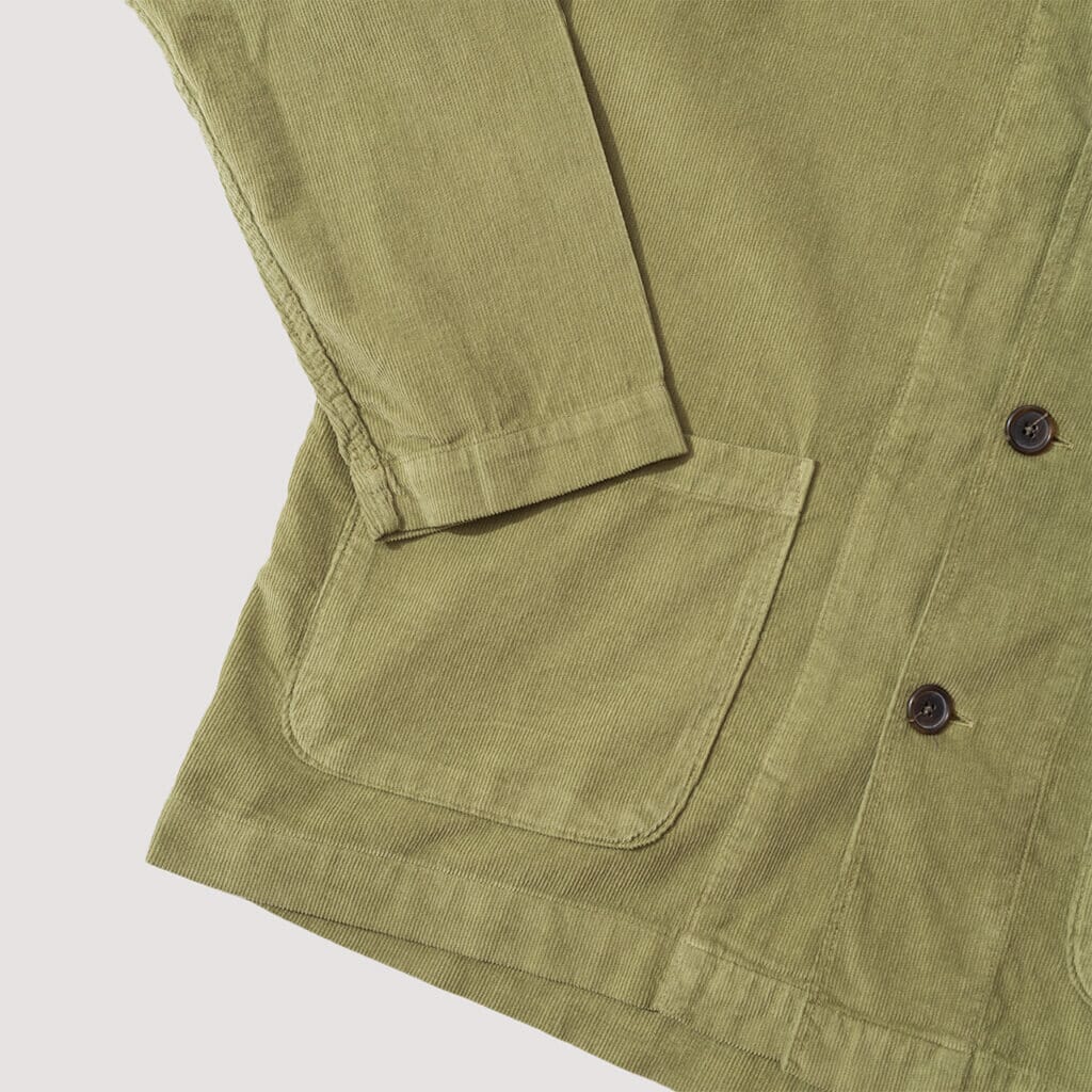 Bakers Overshirt - Olive Fine Cord