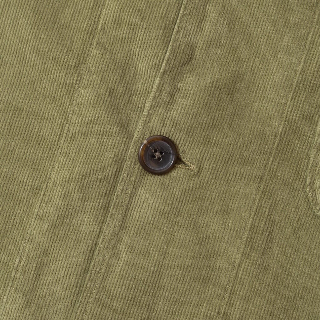 Bakers Overshirt - Olive Fine Cord