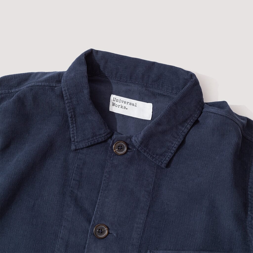 Bakers Overshirt - Navy Fine Cord