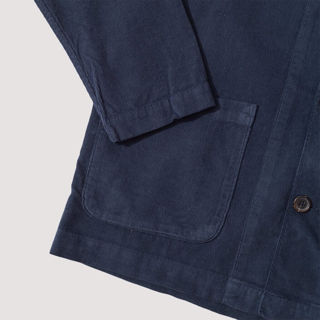 Bakers Overshirt - Navy Fine Cord