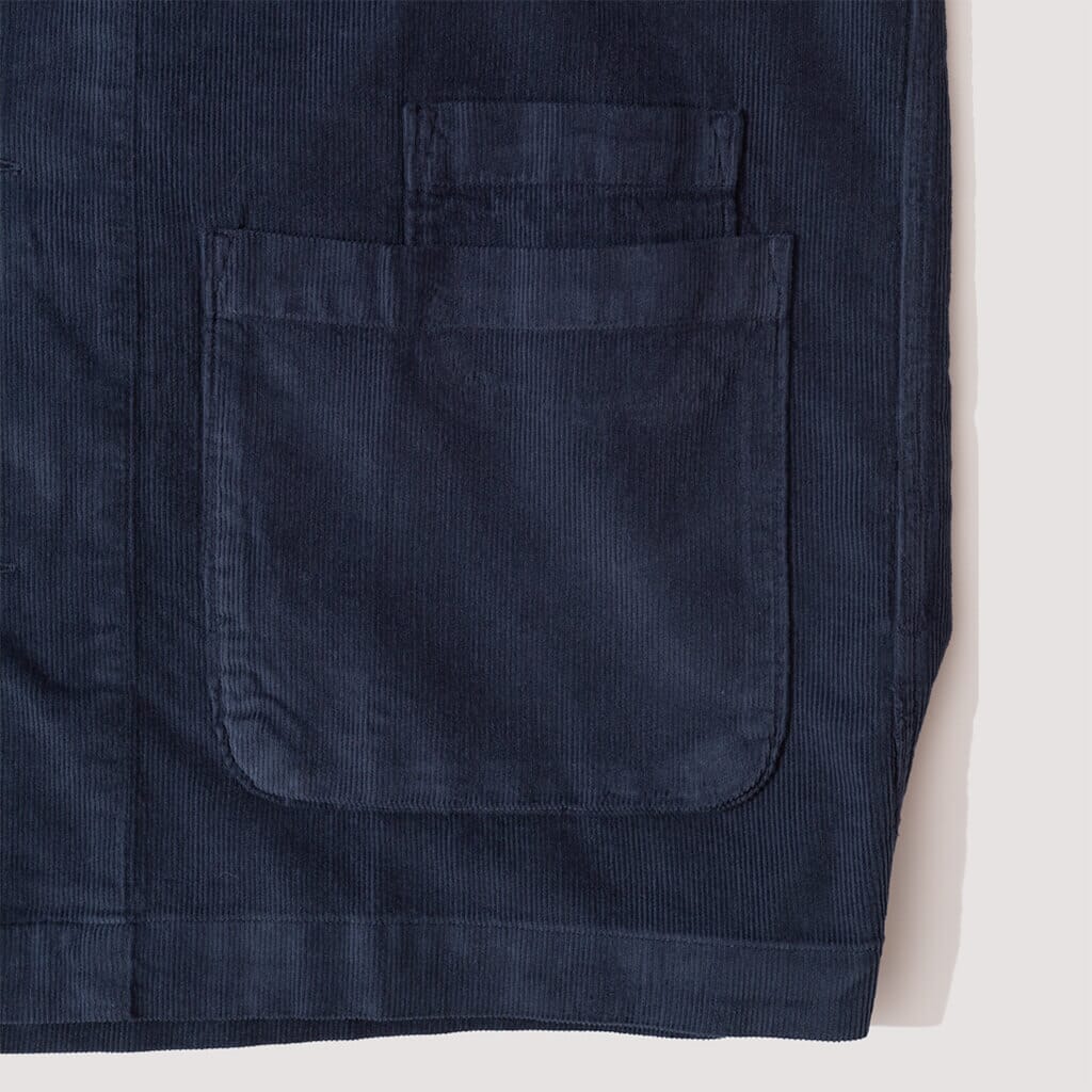 Bakers Overshirt - Navy Fine Cord