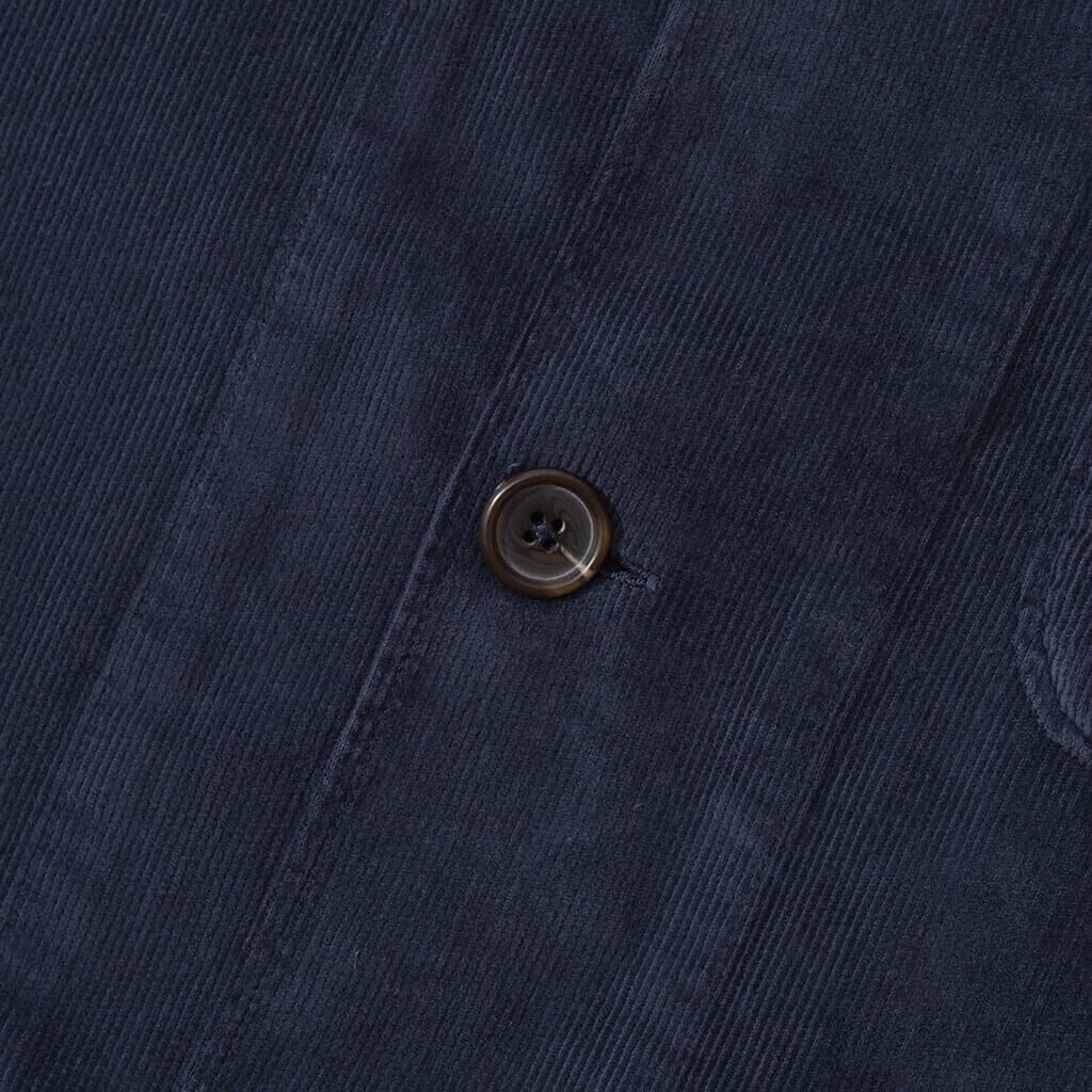 Bakers Overshirt - Navy Fine Cord