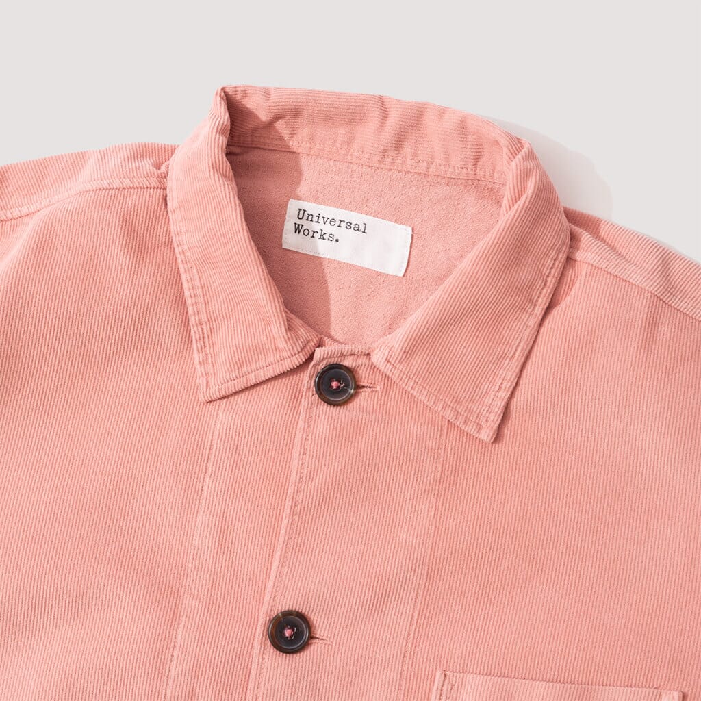 Bakers Overshirt - Pink Fine Cord