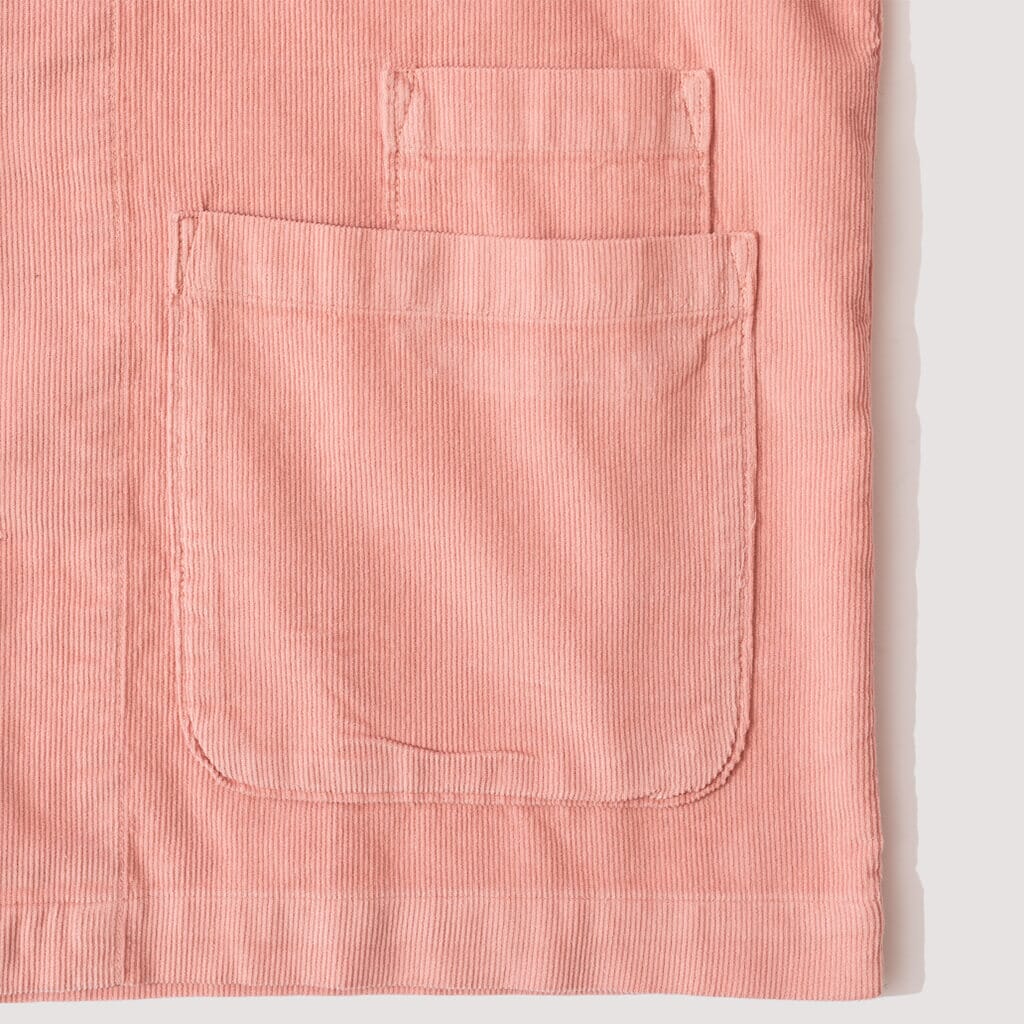 Bakers Overshirt - Pink Fine Cord