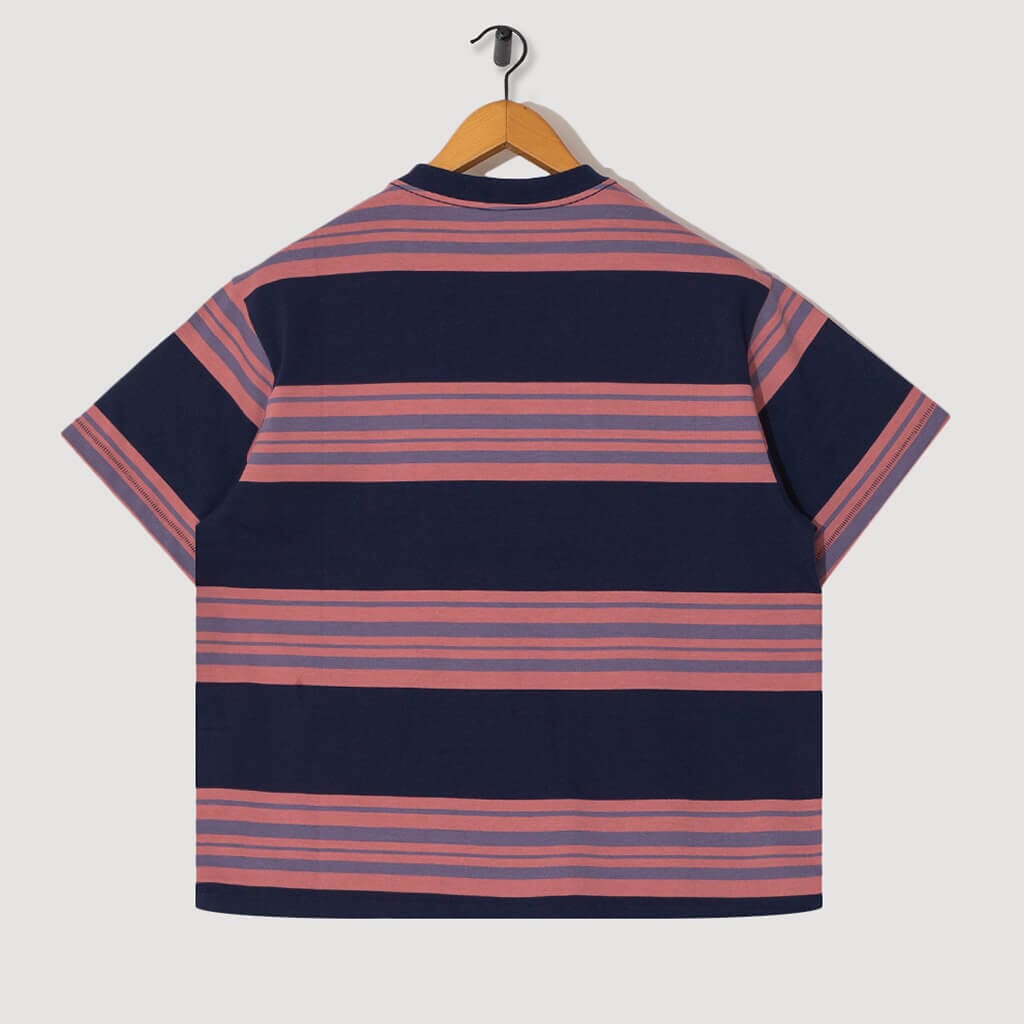 Baker Striped Pocket T-Shirt - Navy