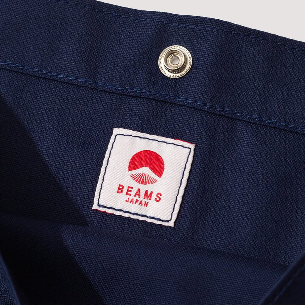 Beams Japan Shoulder Bag - Navy/White