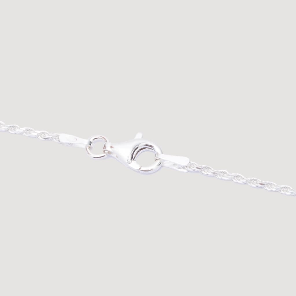 Blue Rose Pendant - Silver (925)