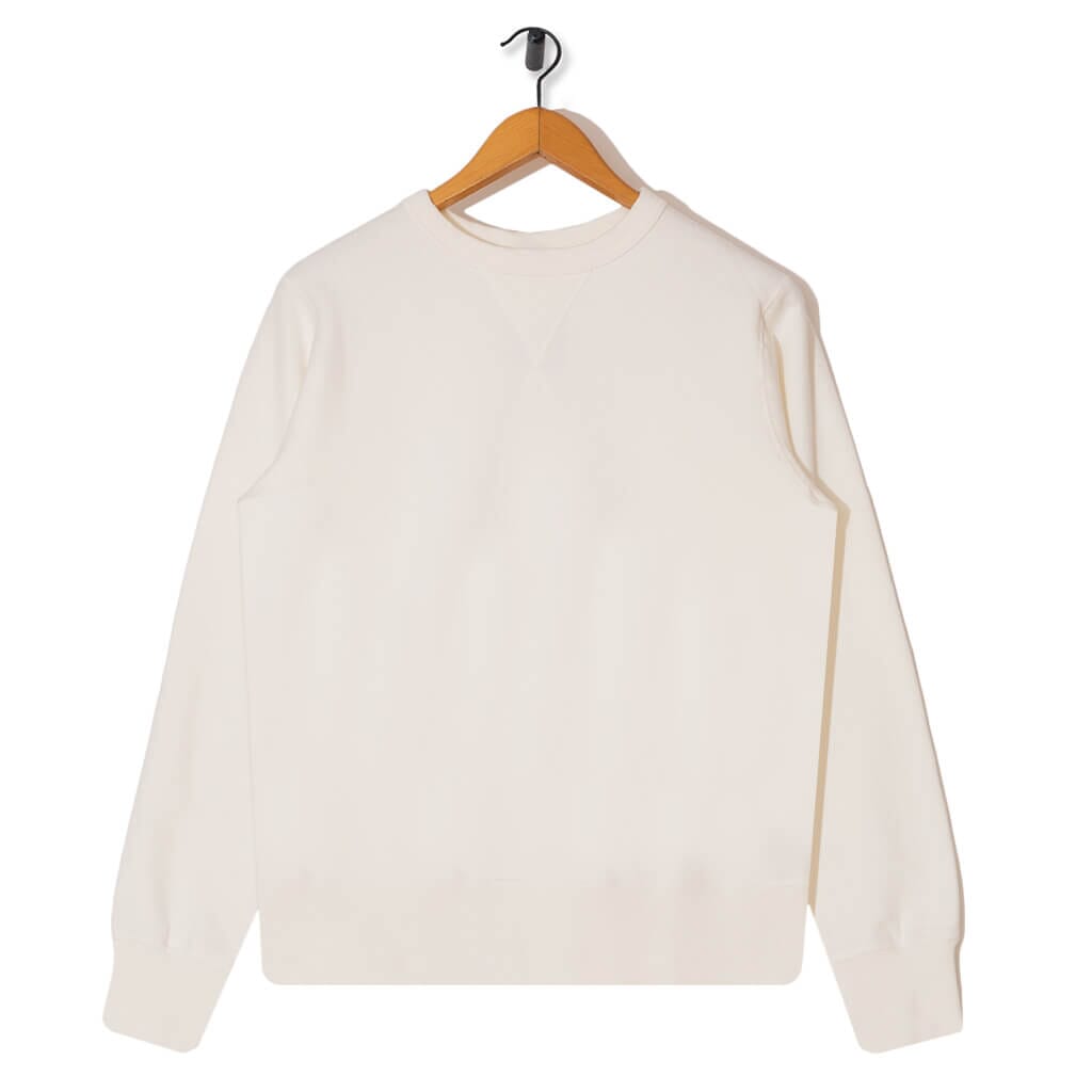 Plain Sweatshirt - White