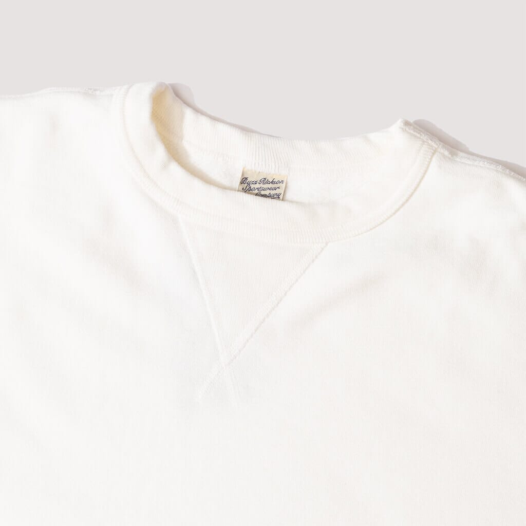 Plain Sweatshirt - White