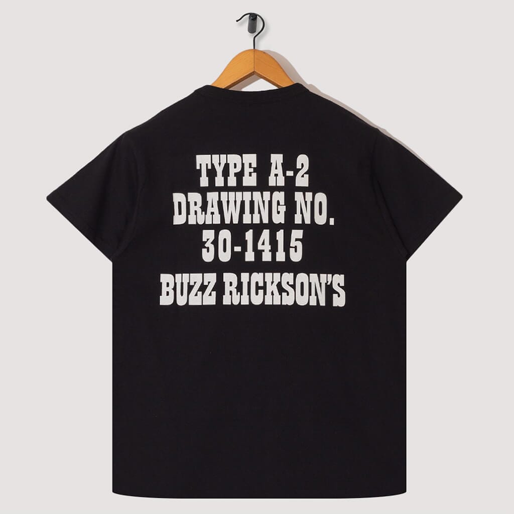 Type A2 Snoopy Tee - Black