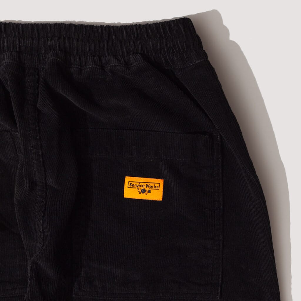 Chef Pant - Black Corduroy