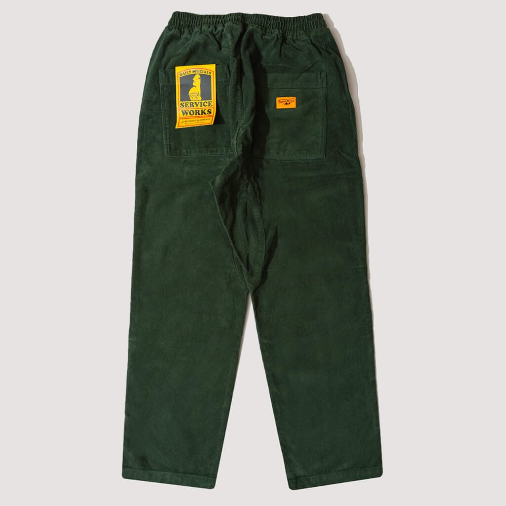 Chef Pant - Forest Corduroy