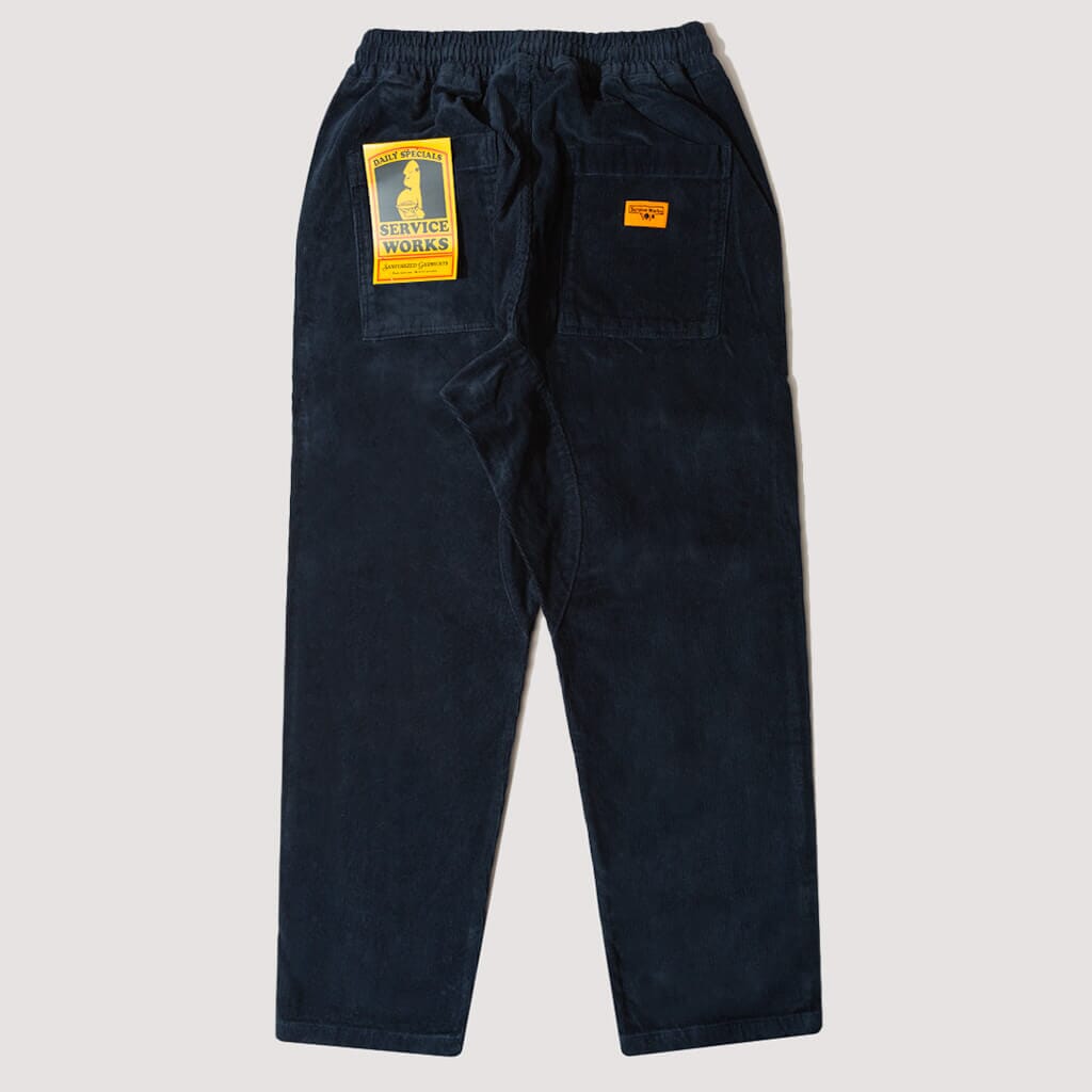 Chef Pant - Navy Corduroy