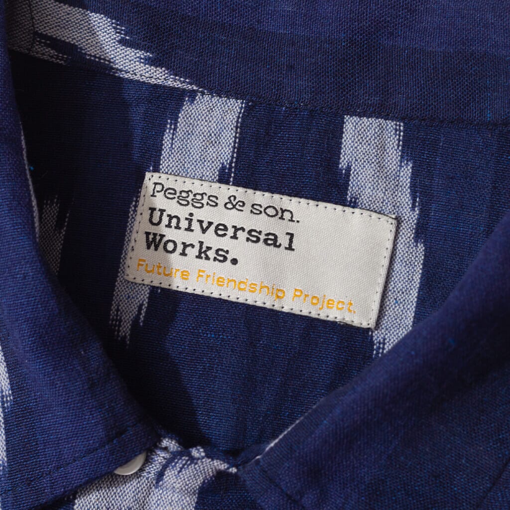 Donny Road Shirt - Indigo Ikat