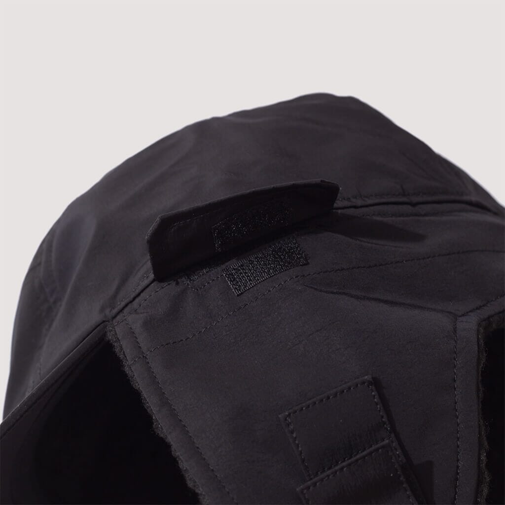 Chrome-R Earflap Cap - Black