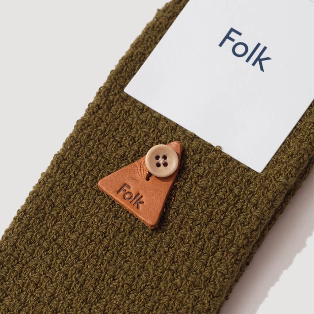 Waffle Sock - Tobacco
