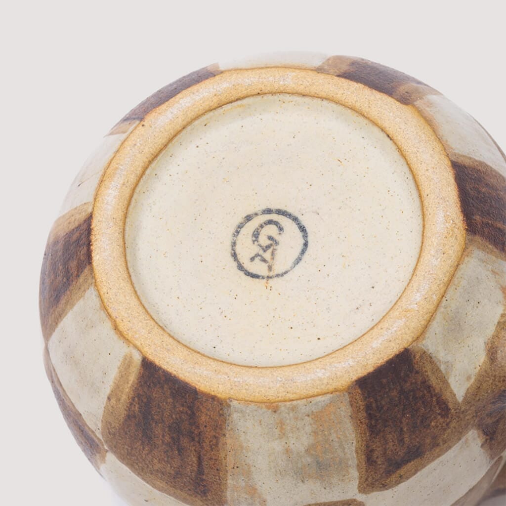 Checkered Mug - Natural