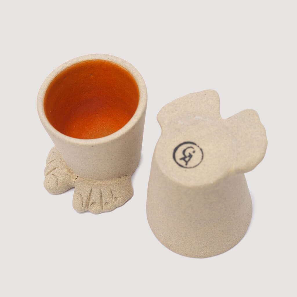 Foot Egg Holder Set - Natural
