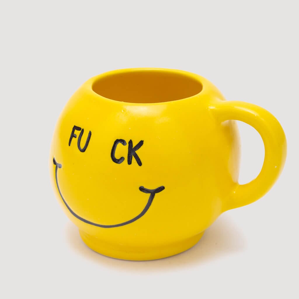 Fu Ck Mug - Yellow
