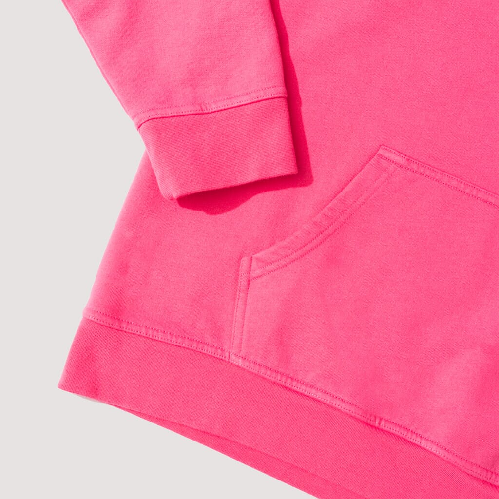 Sun Logo Fleece Pullover Hood - Bubblegum