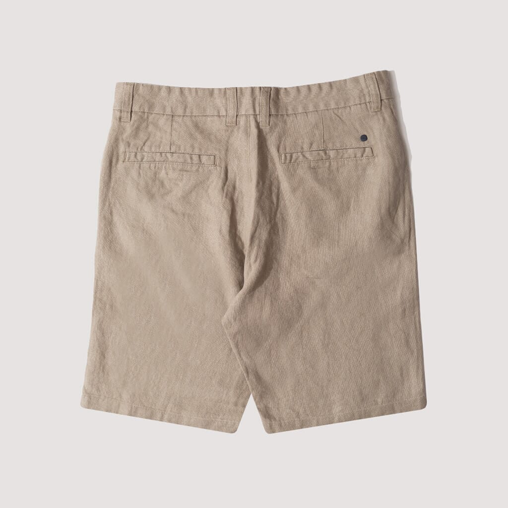 Crown Shorts - Greige Linen