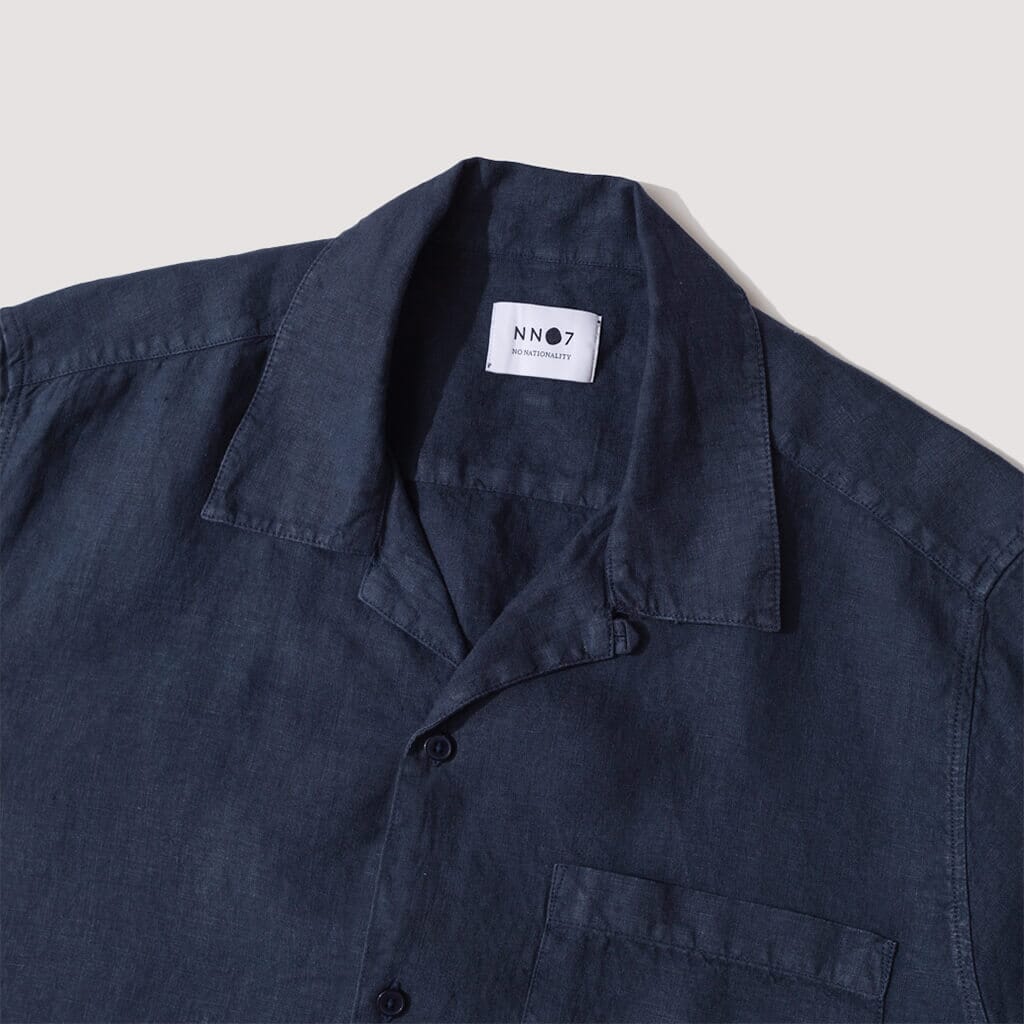 Julio S/S Shirt - Navy Blue