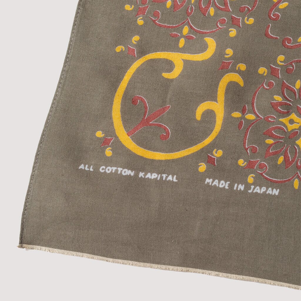 Selvedge Bandana - Khaki Havananaja