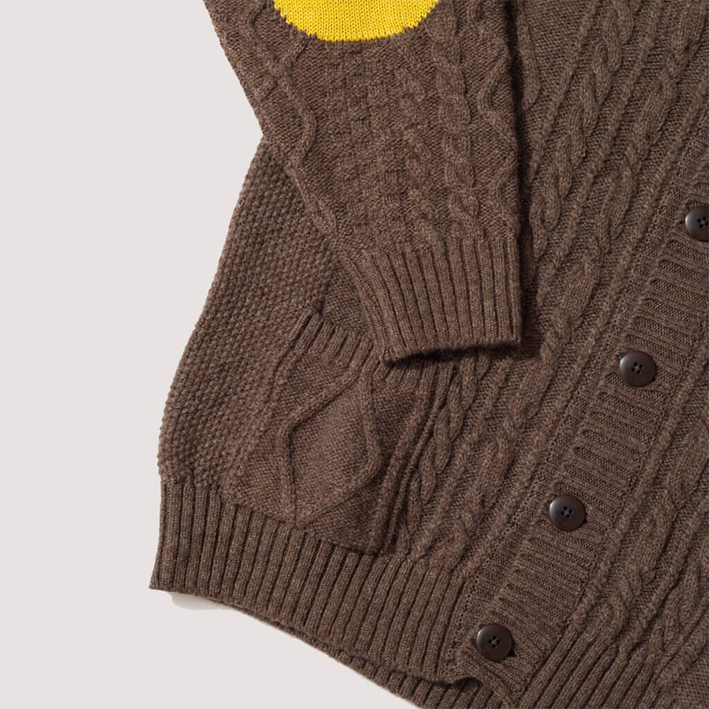 Catpital Cardigan - Mocabrown