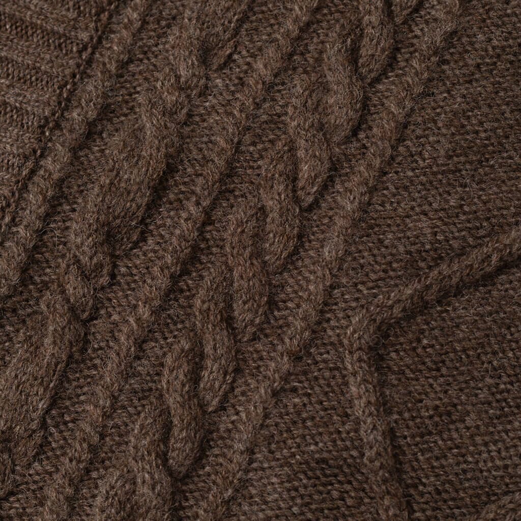 Catpital Cardigan - Mocabrown