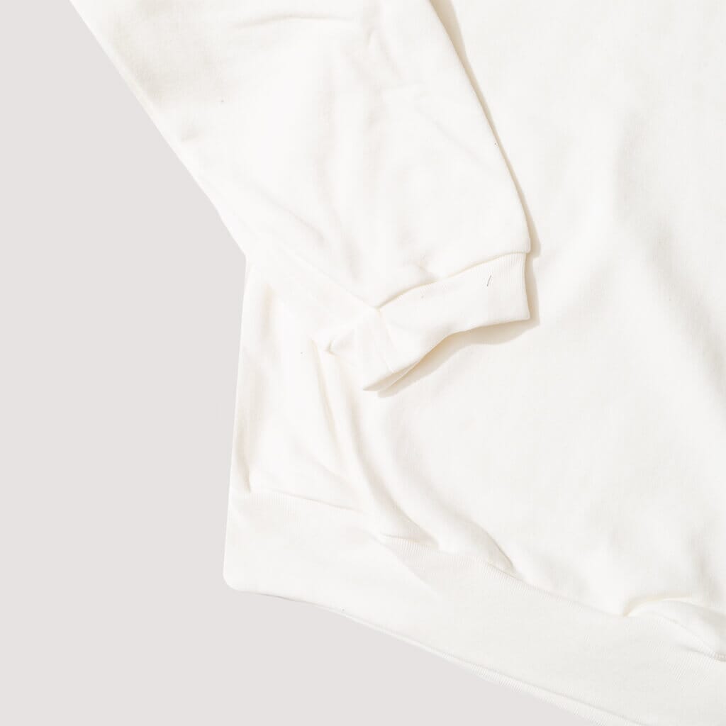 Rainbowy Patch Crew Knit - White