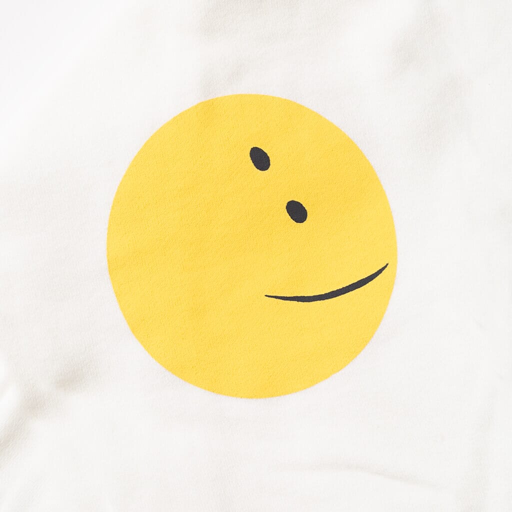 Rainbowy Patch Crew Knit - White