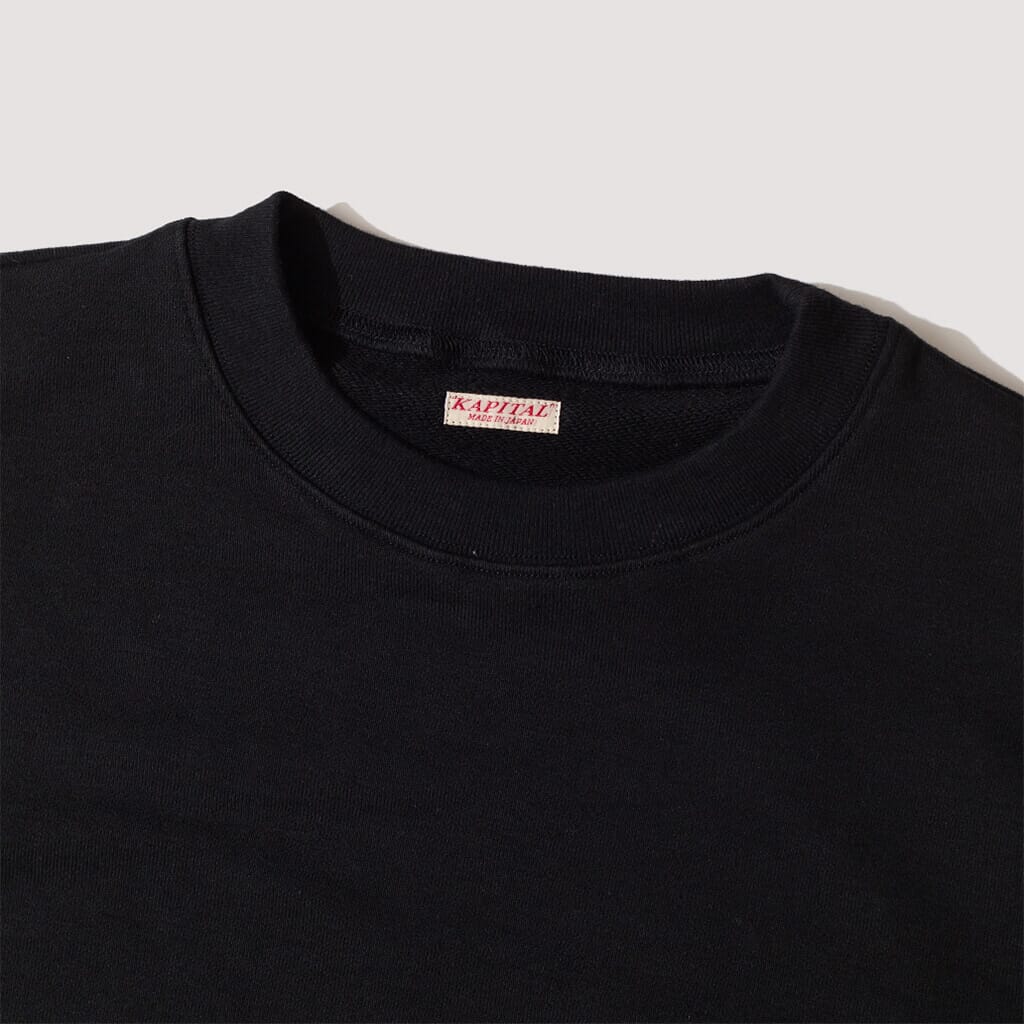 Rainbowy Patch Crew Knit - Black