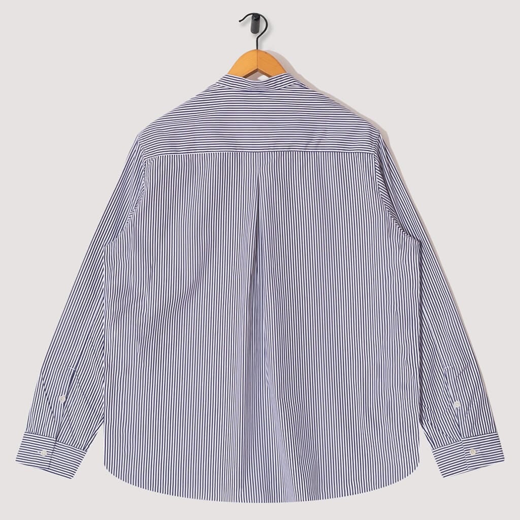 Liam Shirt - Navy Pinstripe