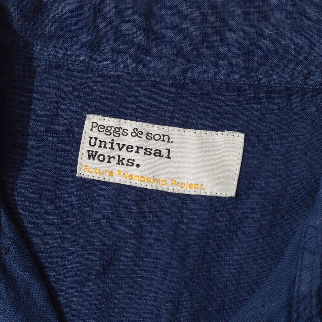 Road Shirt - Navy Fine Linen