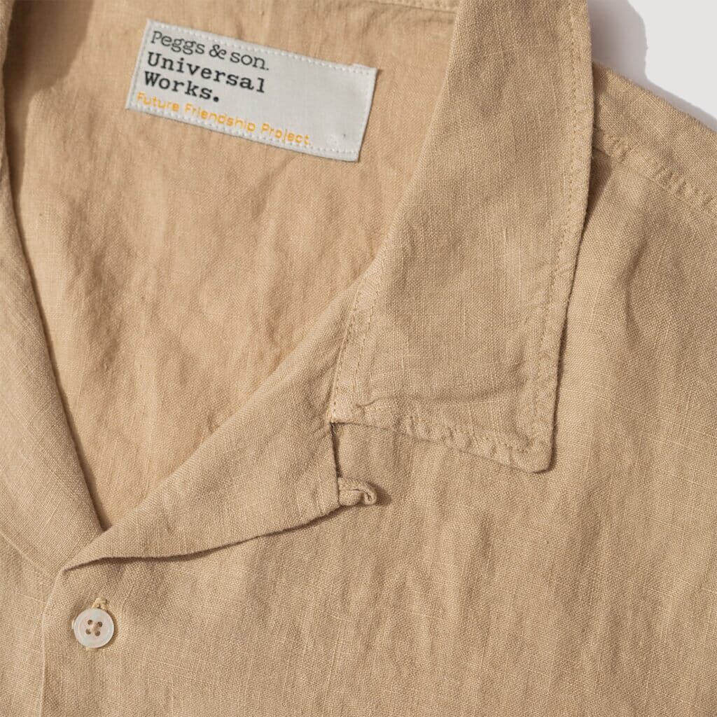 Road Shirt - Sand Fine Linen