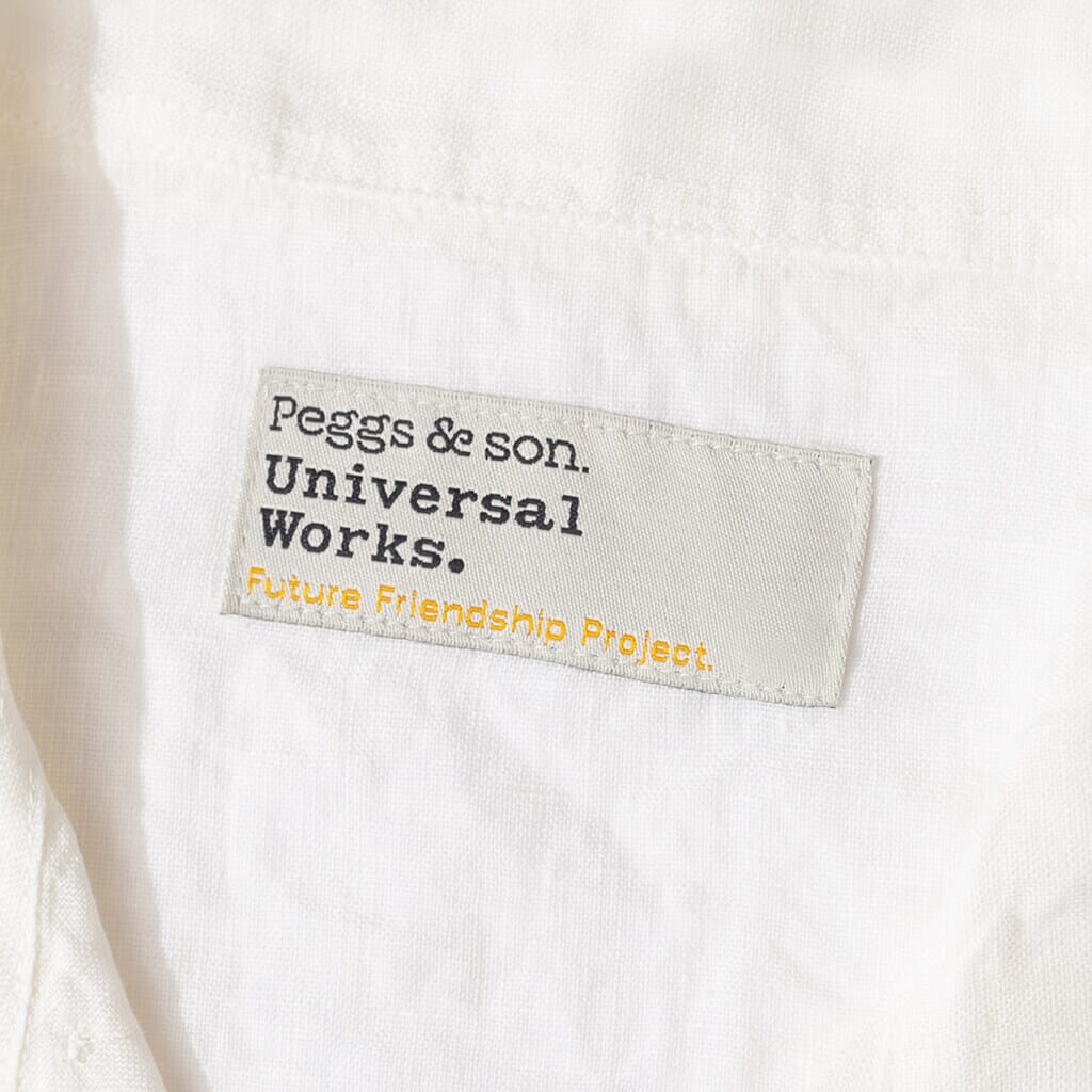 Road Shirt - Off White Fine Linen