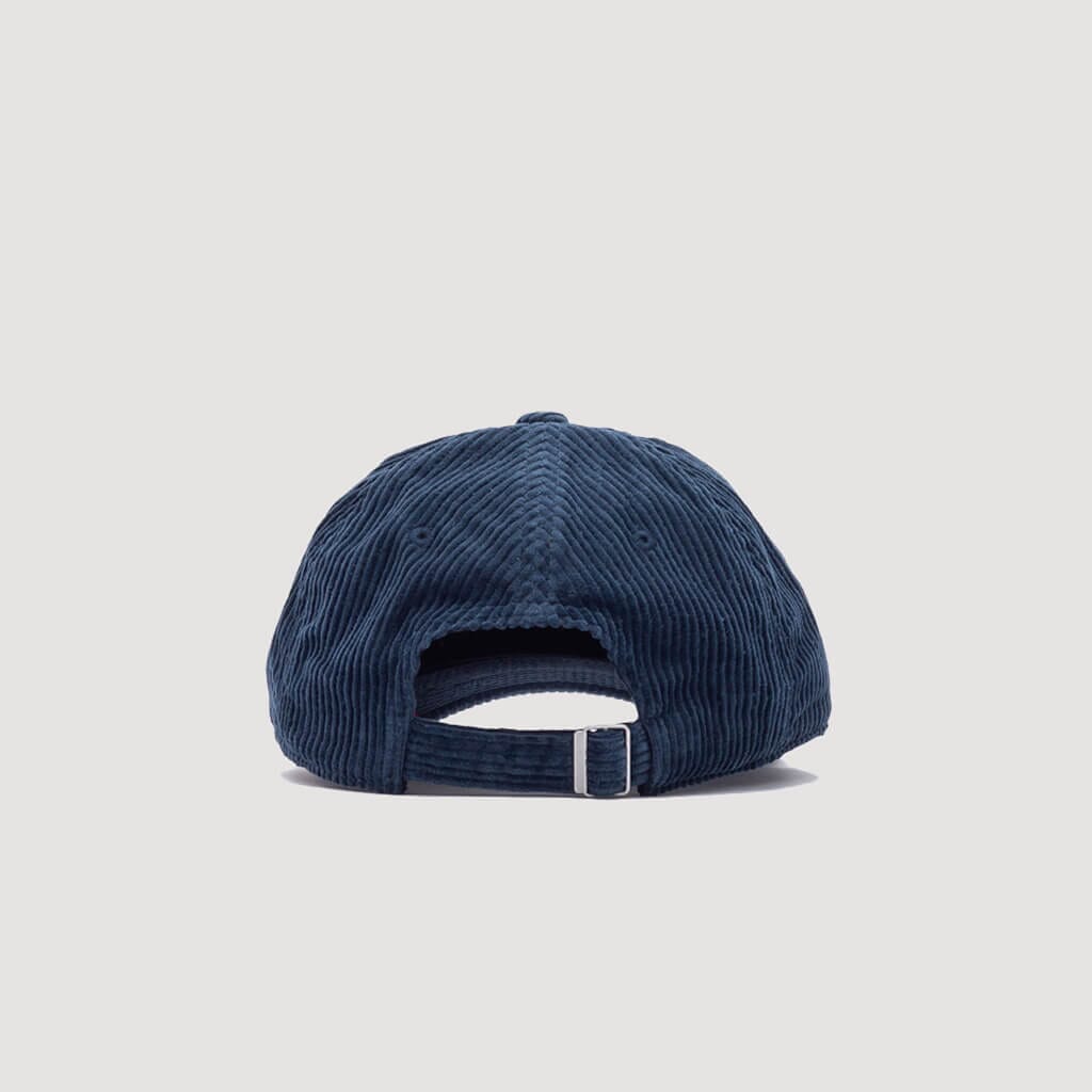 Corduroy 6 Panel Cap - Blue