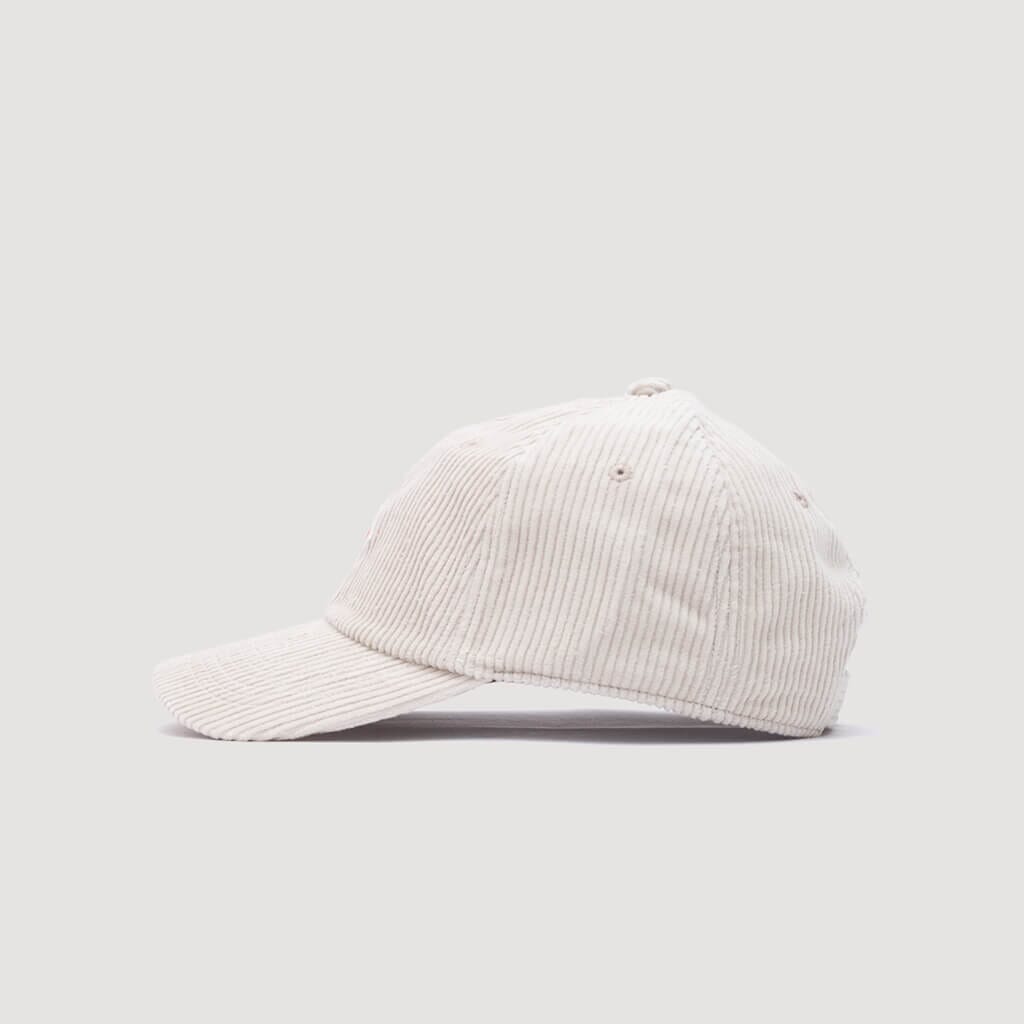Corduroy 6 Panel Cap - Greige