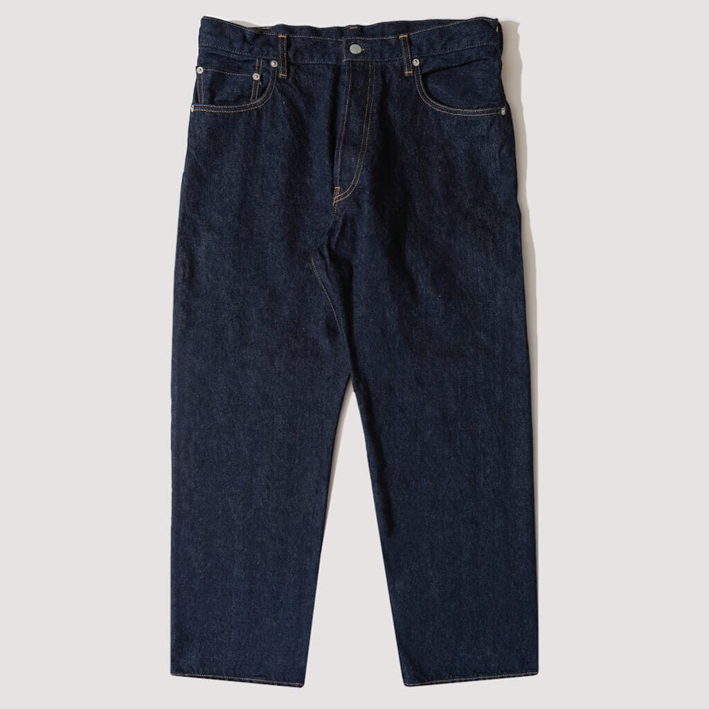 One Wash Loose Ankle Denim - Indigo | Ordinary Fits | Peggs & Son