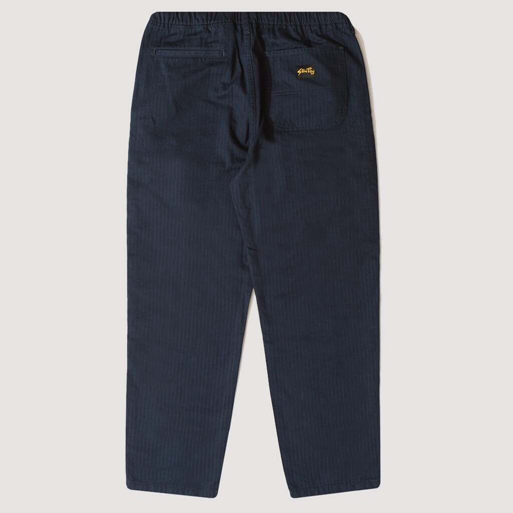 Recreation Pant - Navy Herringbone