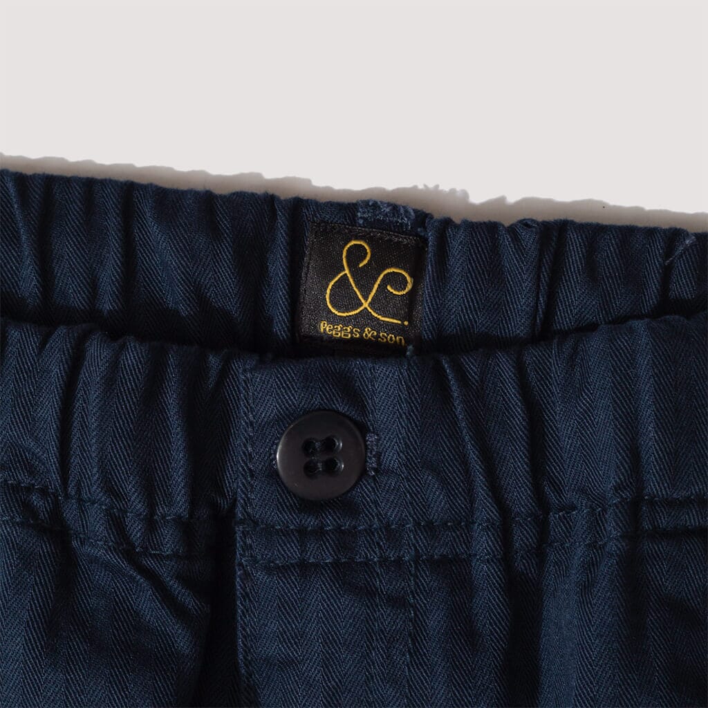 Recreation Pant - Navy Herringbone