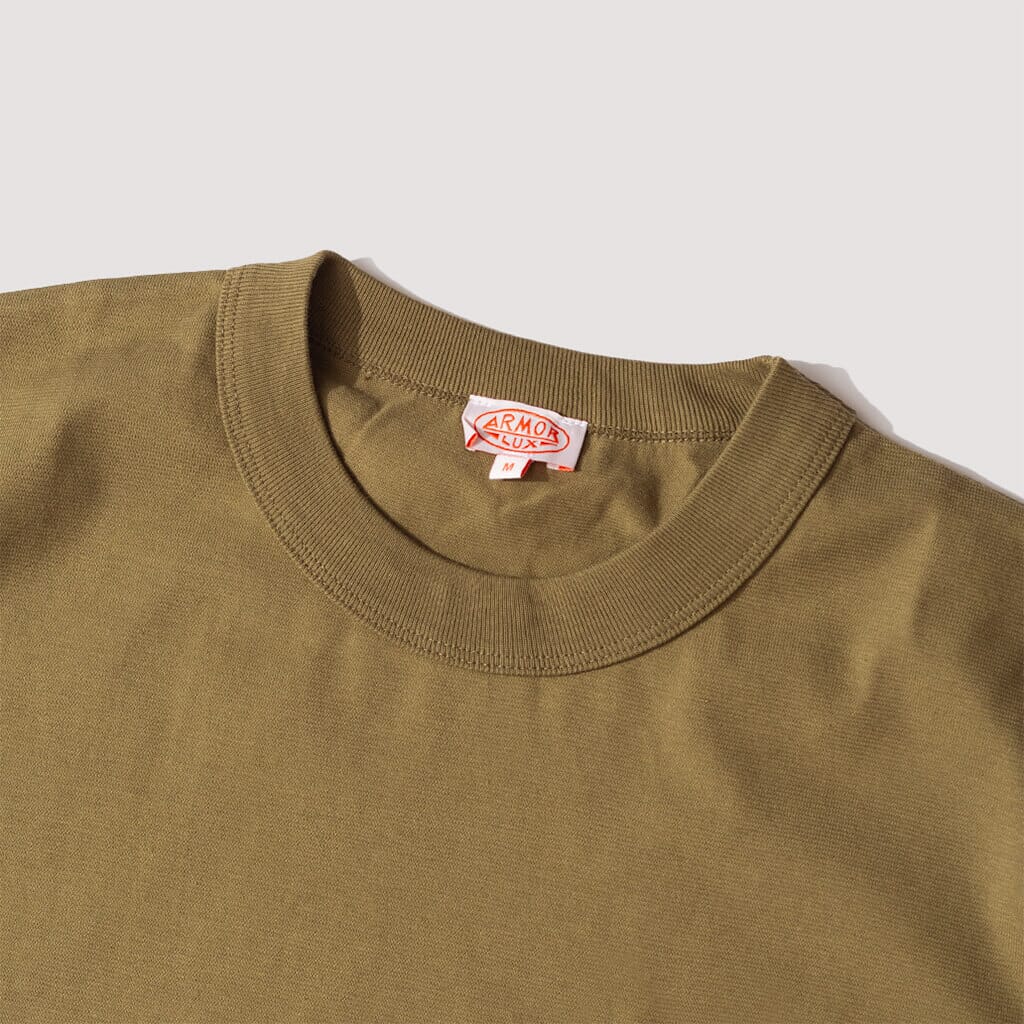 Heritage Pocket Tee - Oliva
