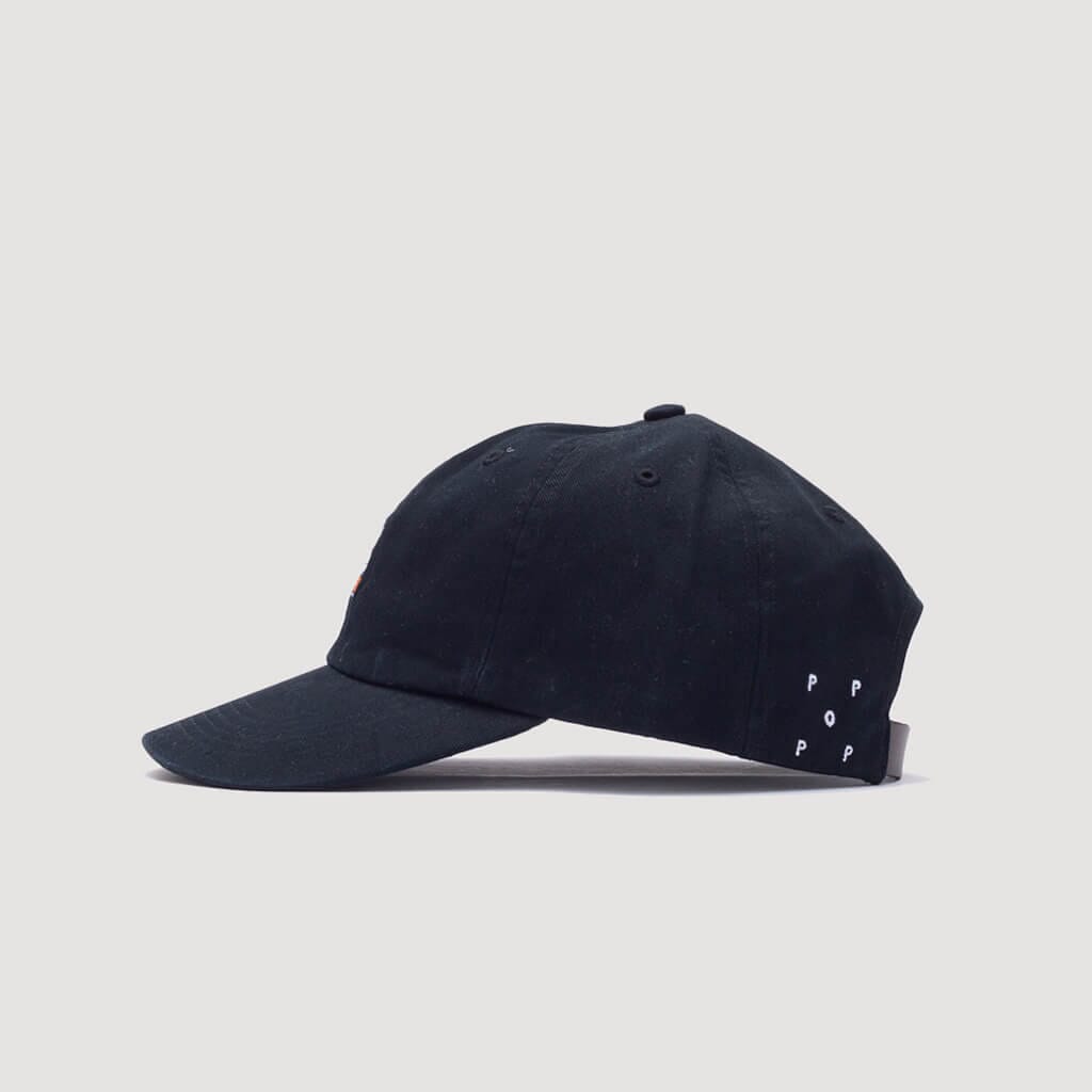 Six Panel Hat - Black