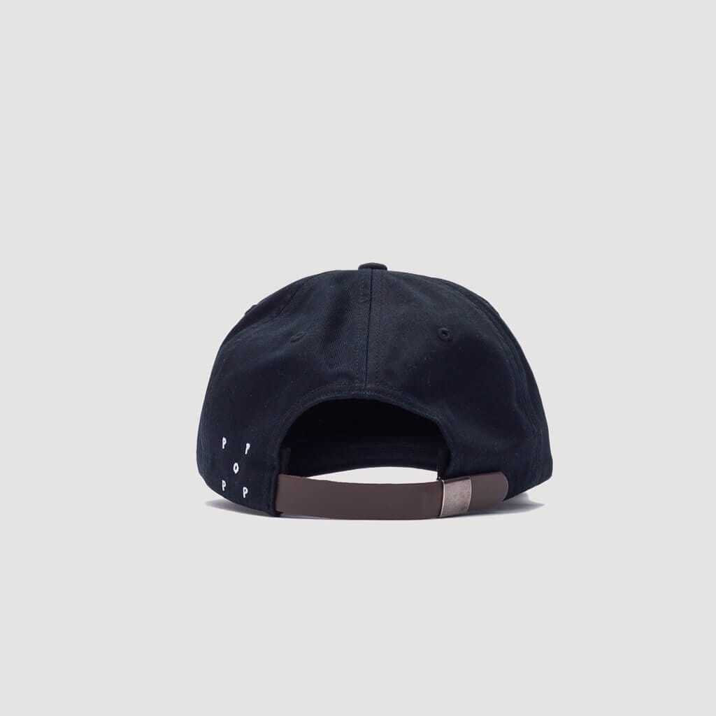 Six Panel Hat - Black