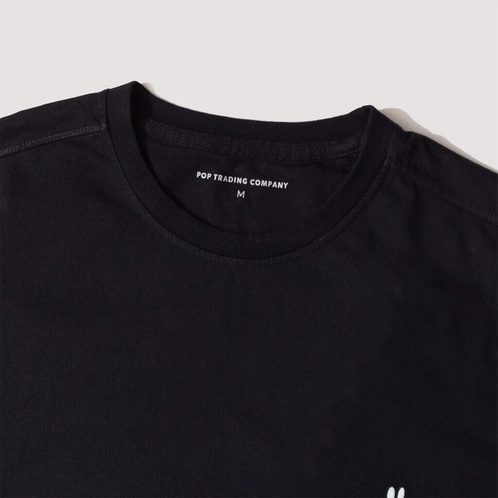 Embroidered T-Shirt - Black