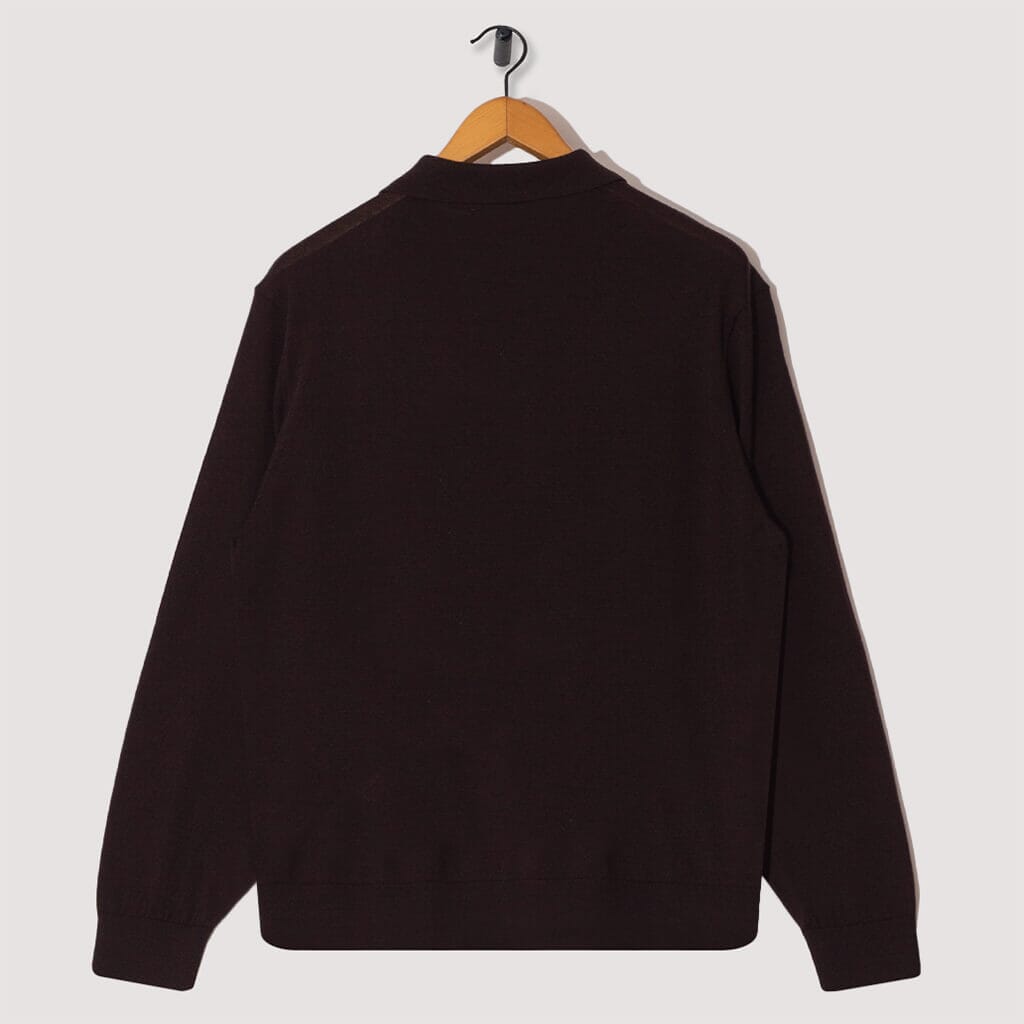 Ratpack Cardigan - Brown Merino