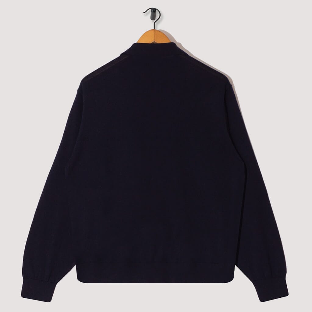 Ratpack Cardigan - Navy Merino