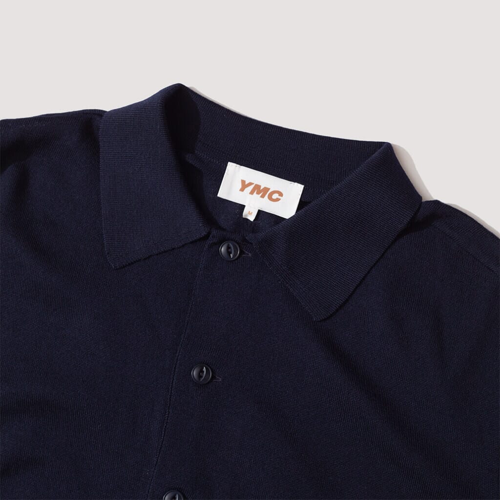 Ratpack Cardigan - Navy Merino